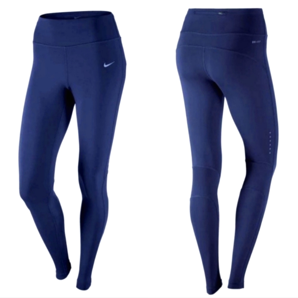 NIKE Running Dri-fit 27" mesh leggings size S